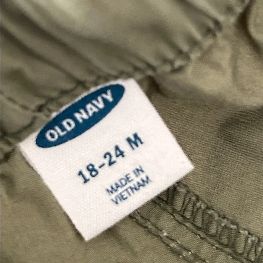 Old Navy Kids Olive Shorts with Drawstring